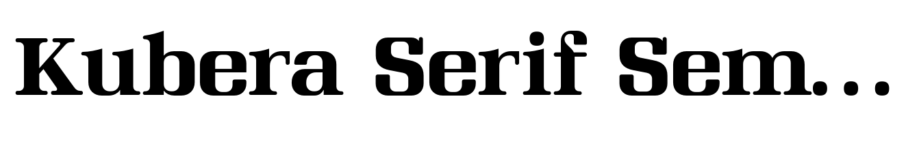 Kubera Serif Semi Bold